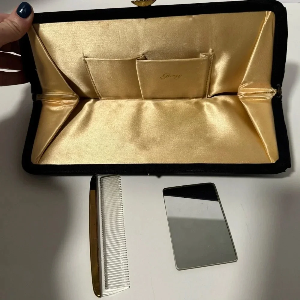Vintage PARAY navy  Evening Bag Clutch...